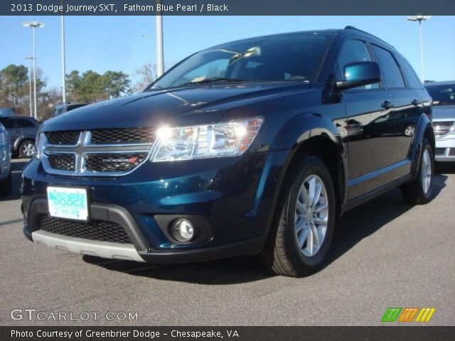 2013 Dodge Journey SXT in Fathom Blue Pearl