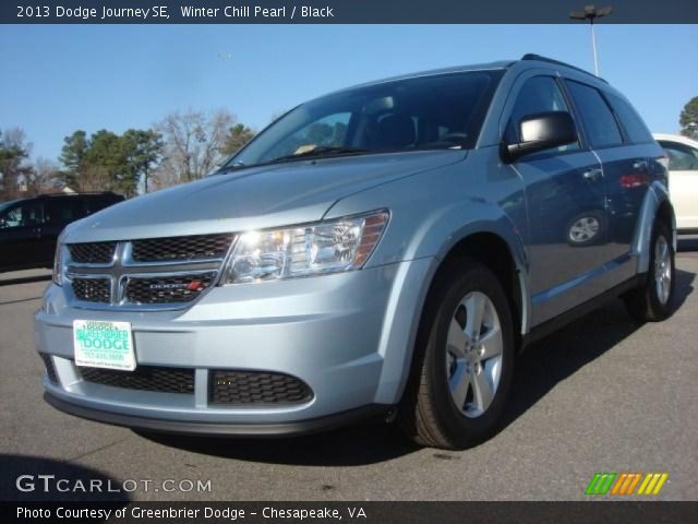 2013 Dodge Journey SE in Winter Chill Pearl