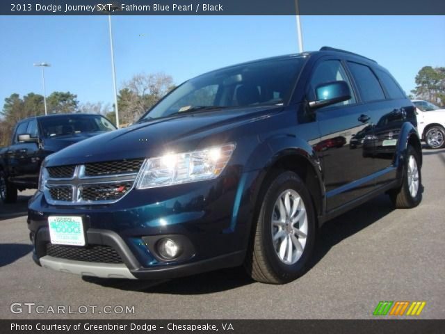2013 Dodge Journey SXT in Fathom Blue Pearl