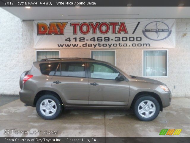 2012 Toyota RAV4 I4 4WD in Pyrite Mica