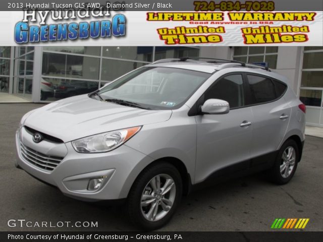 2013 Hyundai Tucson GLS AWD in Diamond Silver