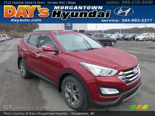 2013 Hyundai Santa Fe Sport in Serrano Red