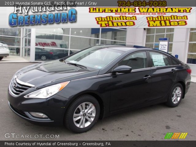 2013 Hyundai Sonata GLS in Pacific Blue Pearl