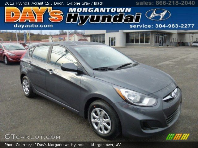 2013 Hyundai Accent GS 5 Door in Cyclone Gray