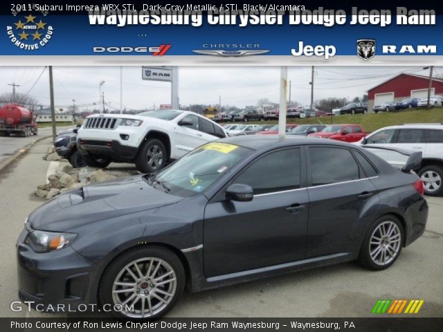 2011 Subaru Impreza WRX STi in Dark Gray Metallic