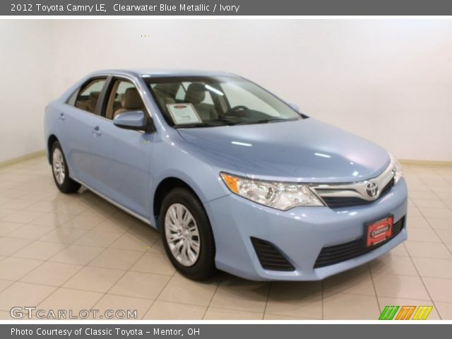 2012 Toyota Camry LE in Clearwater Blue Metallic