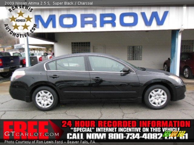2009 Nissan Altima 2.5 S in Super Black
