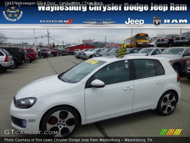 2012 Volkswagen GTI 4 Door in Candy White