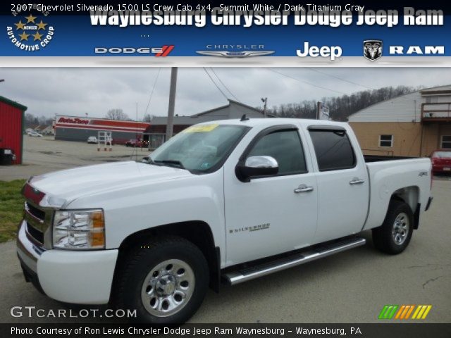 2007 Chevrolet Silverado 1500 LS Crew Cab 4x4 in Summit White