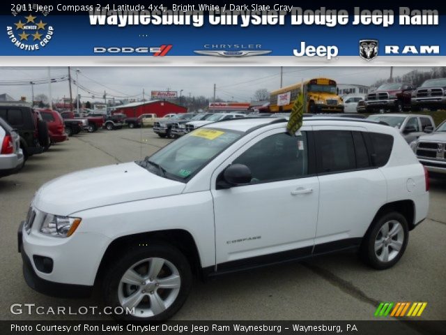 2011 Jeep Compass 2.4 Latitude 4x4 in Bright White
