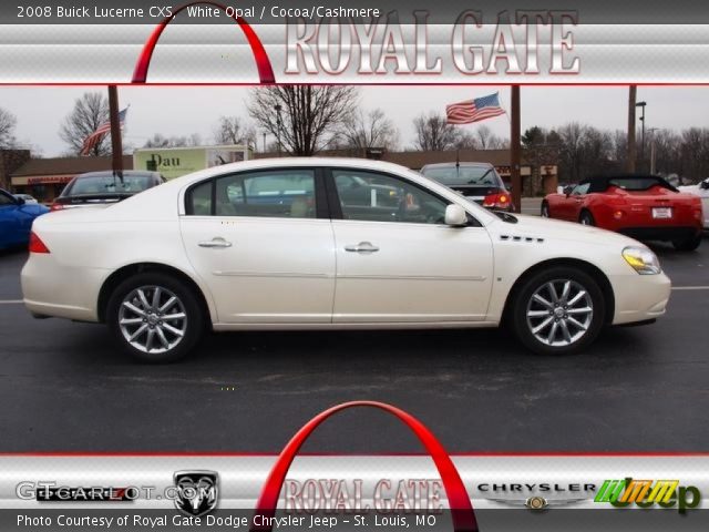 2008 Buick Lucerne CXS in White Opal