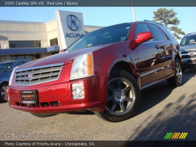 2005 Cadillac SRX V8 in Red Line