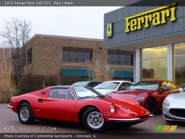 1972 Ferrari Dino 246 GTS in Red