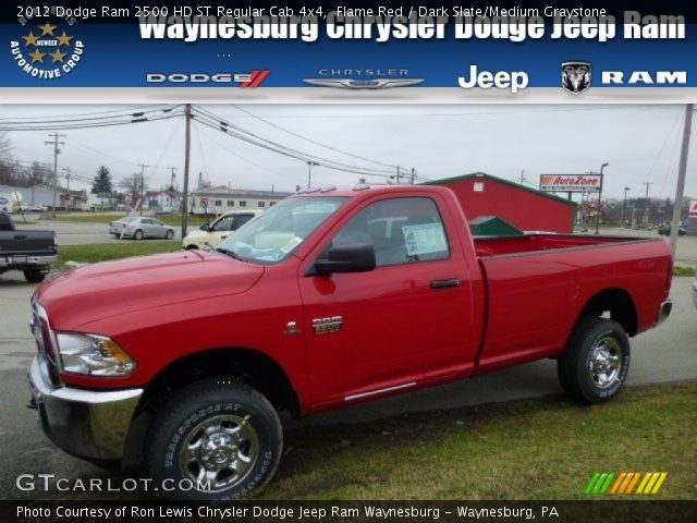 2012 Dodge Ram 2500 HD ST Regular Cab 4x4 in Flame Red