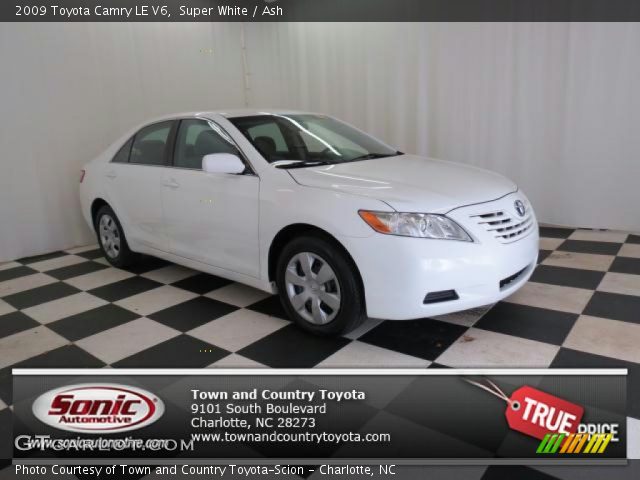 2009 Toyota Camry LE V6 in Super White