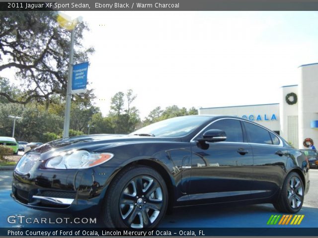 2011 Jaguar XF Sport Sedan in Ebony Black