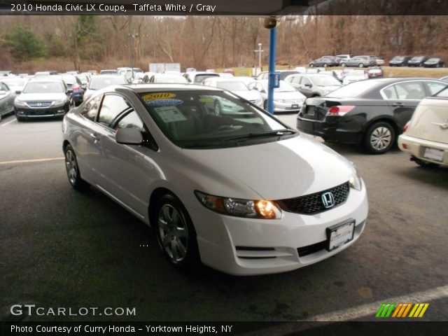 2010 Honda Civic LX Coupe in Taffeta White
