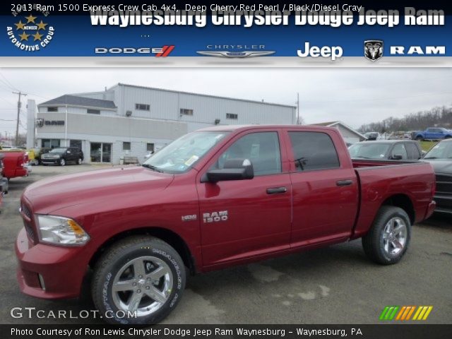 2013 Ram 1500 Express Crew Cab 4x4 in Deep Cherry Red Pearl