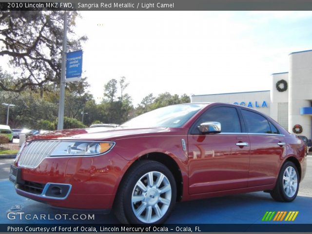 2010 Lincoln MKZ FWD in Sangria Red Metallic