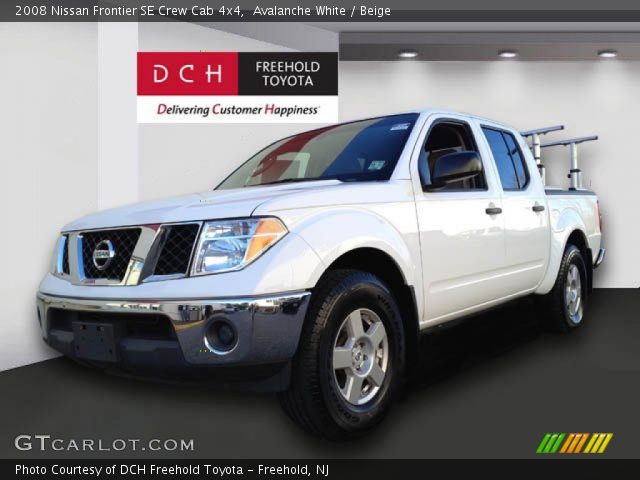 2008 Nissan Frontier SE Crew Cab 4x4 in Avalanche White