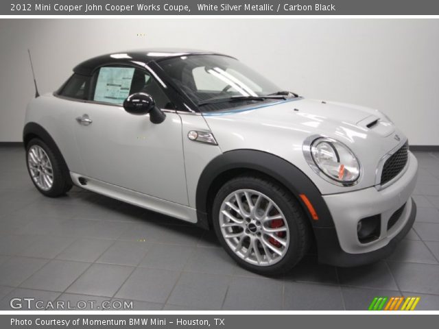 2012 Mini Cooper John Cooper Works Coupe in White Silver Metallic