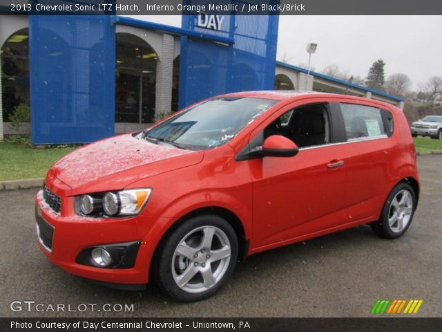 2013 Chevrolet Sonic LTZ Hatch in Inferno Orange Metallic