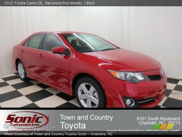 2012 Toyota Camry SE in Barcelona Red Metallic