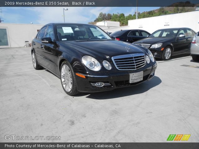 2009 Mercedes-Benz E 350 Sedan in Black