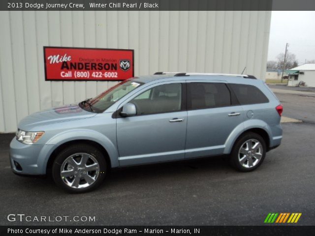 2013 Dodge Journey Crew in Winter Chill Pearl