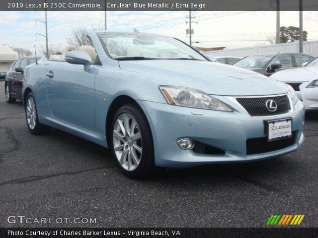 2010 Lexus IS 250C Convertible in Cerulean Blue Metallic