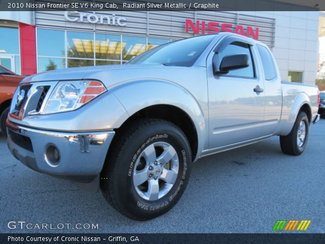 2010 Nissan Frontier SE V6 King Cab in Radiant Silver Metallic