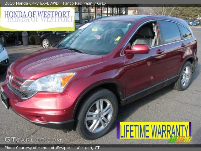 2010 Honda CR-V EX-L AWD in Tango Red Pearl