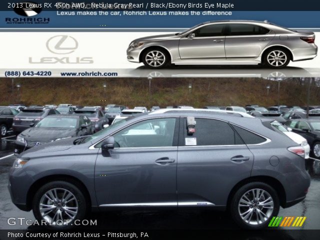 2013 Lexus RX 450h AWD in Nebula Gray Pearl