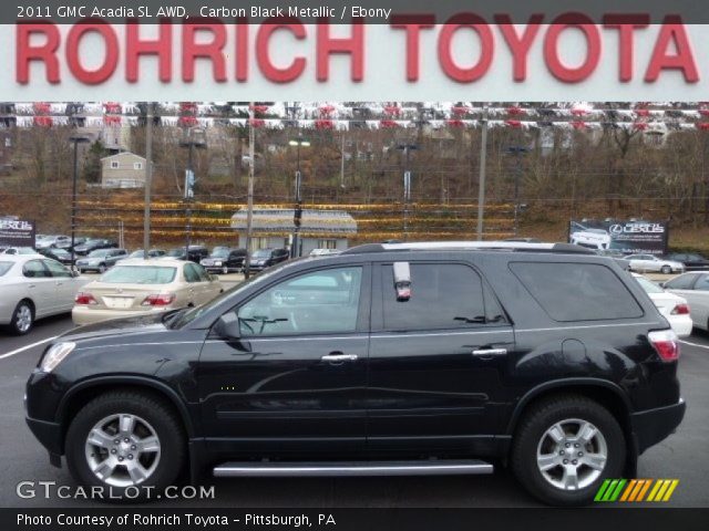2011 GMC Acadia SL AWD in Carbon Black Metallic