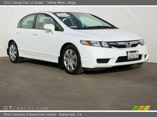 2011 Honda Civic LX Sedan in Taffeta White