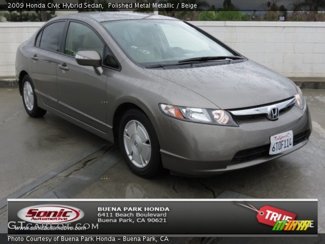 2009 Honda Civic Hybrid Sedan in Polished Metal Metallic