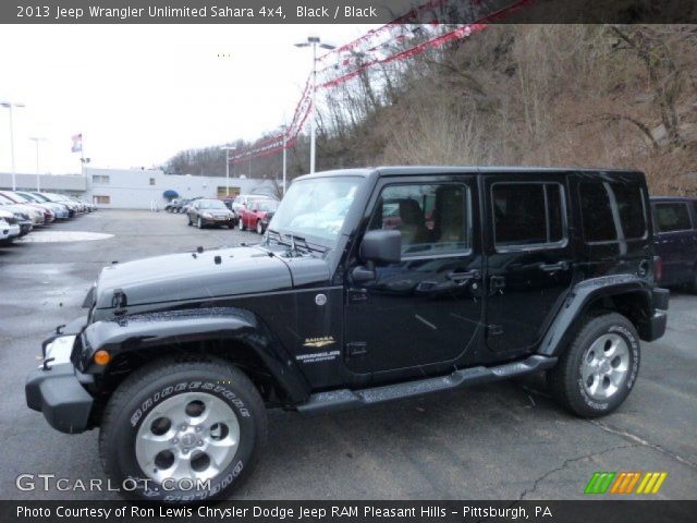 2013 Jeep Wrangler Unlimited Sahara 4x4 in Black