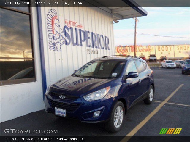 2013 Hyundai Tucson GLS in Iris Blue