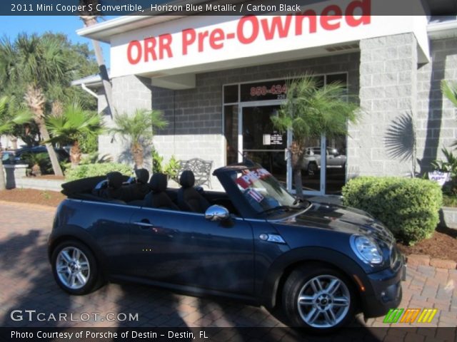 2011 Mini Cooper S Convertible in Horizon Blue Metallic
