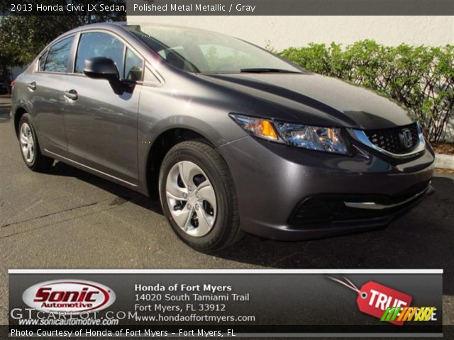 2013 Honda Civic LX Sedan in Polished Metal Metallic