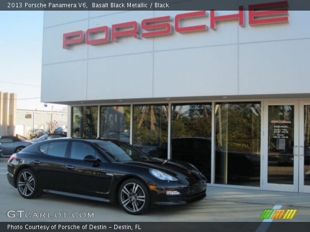 2013 Porsche Panamera V6 in Basalt Black Metallic