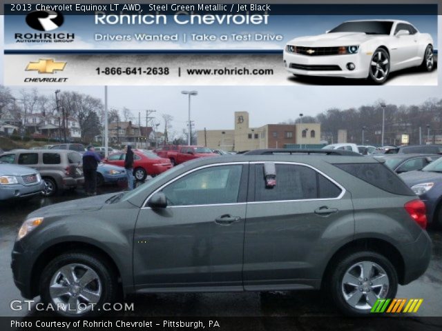 2013 Chevrolet Equinox LT AWD in Steel Green Metallic