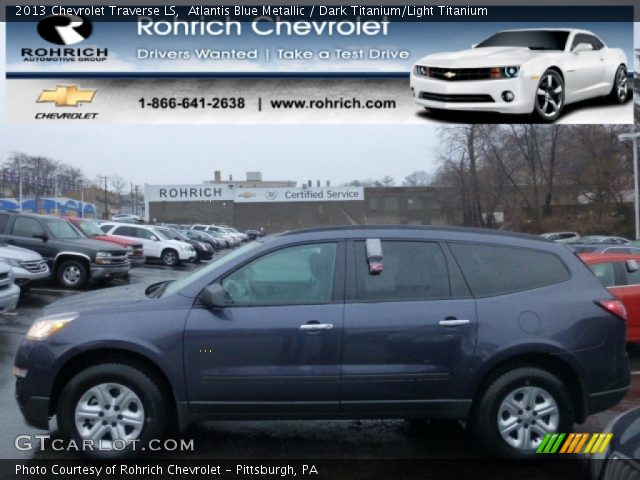 2013 Chevrolet Traverse LS in Atlantis Blue Metallic