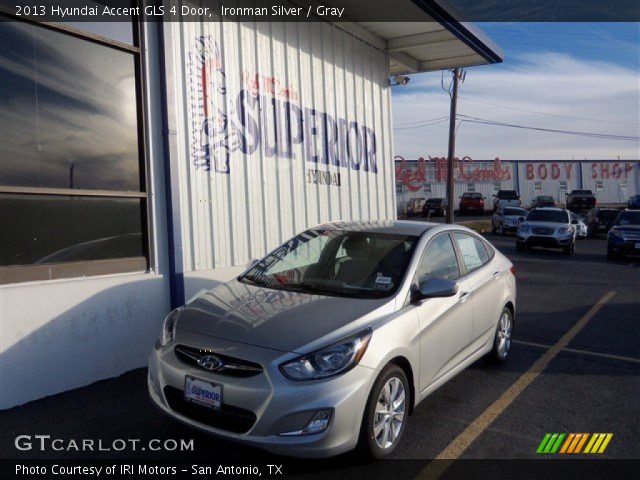 2013 Hyundai Accent GLS 4 Door in Ironman Silver