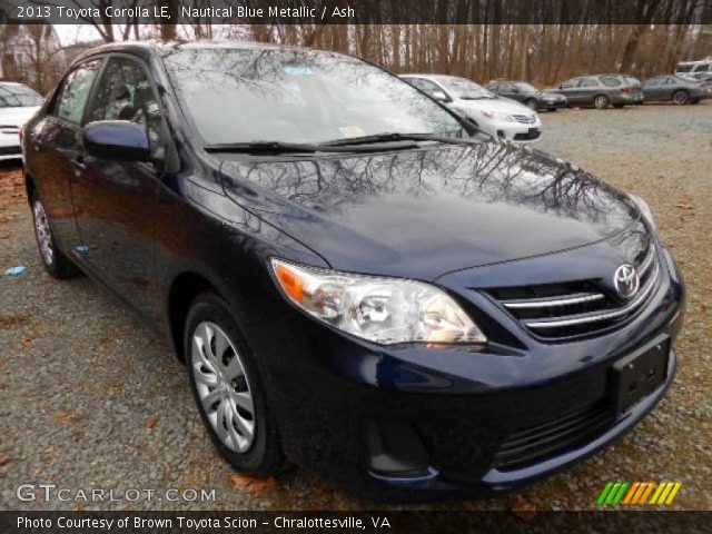 2013 Toyota Corolla LE in Nautical Blue Metallic