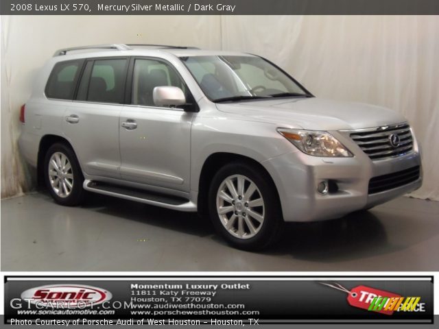 2008 Lexus LX 570 in Mercury Silver Metallic