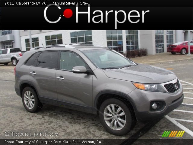2011 Kia Sorento LX V6 in Titanium Silver