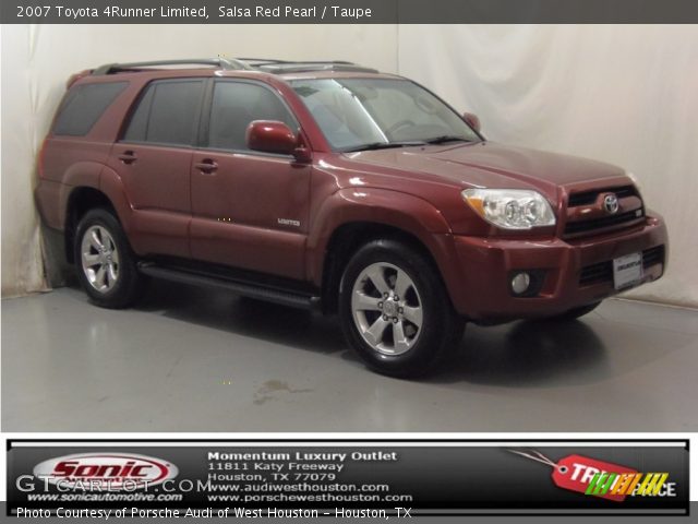 2007 Toyota 4Runner Limited in Salsa Red Pearl