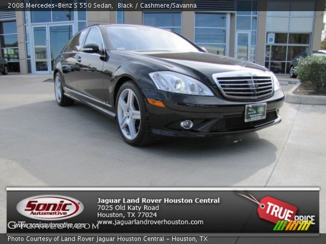 2008 Mercedes-Benz S 550 Sedan in Black
