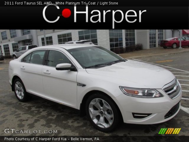 2011 Ford Taurus SEL AWD in White Platinum Tri-Coat